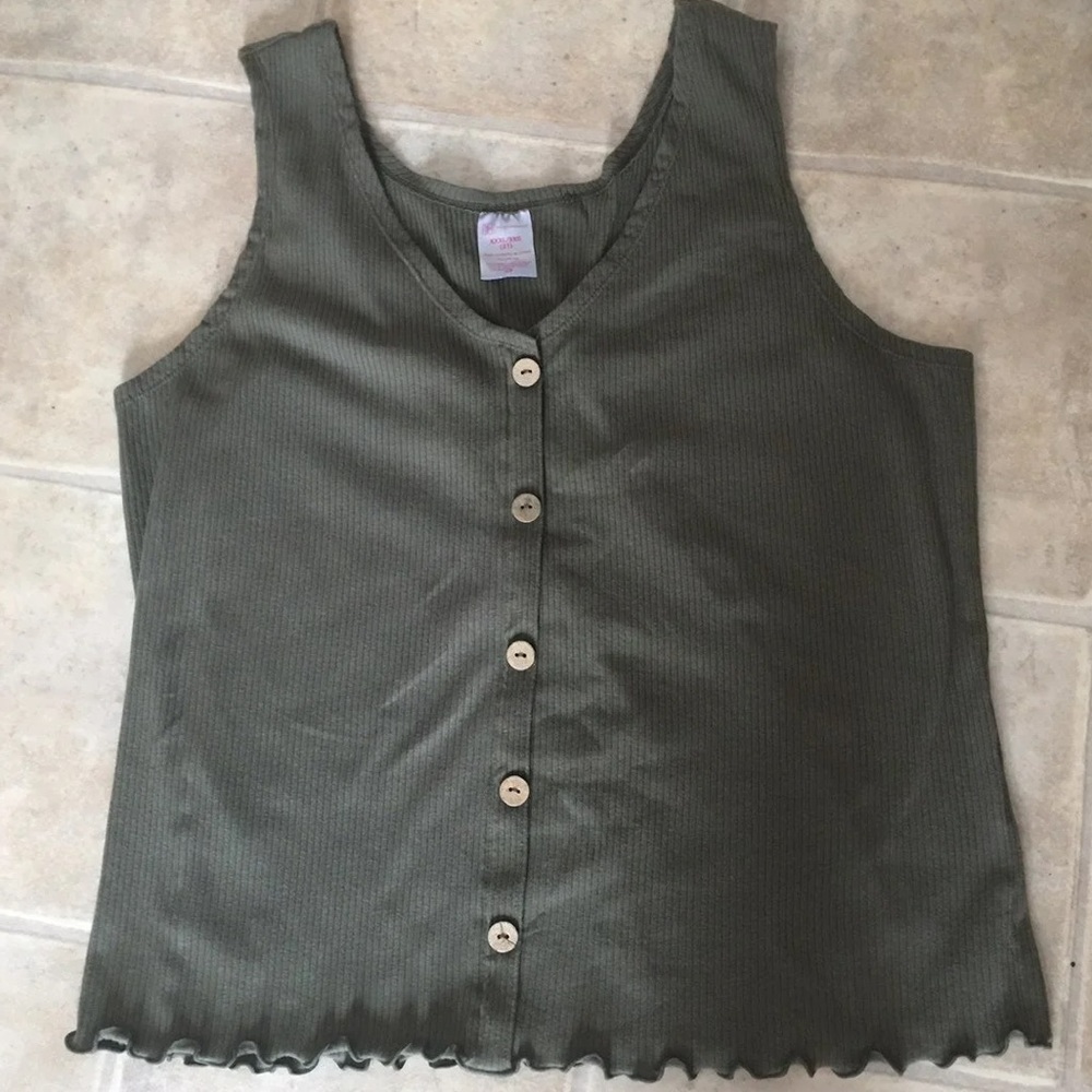 Green No Boundaries Crop top